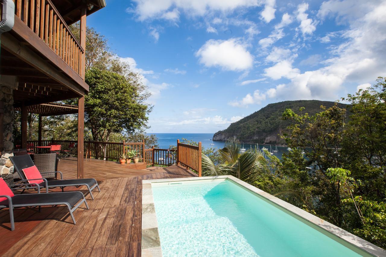 Villa Palm Bay Stunning View 5 Min To Beach 3 Min To Downtown King Size Bed Deshaies Exteriör bild