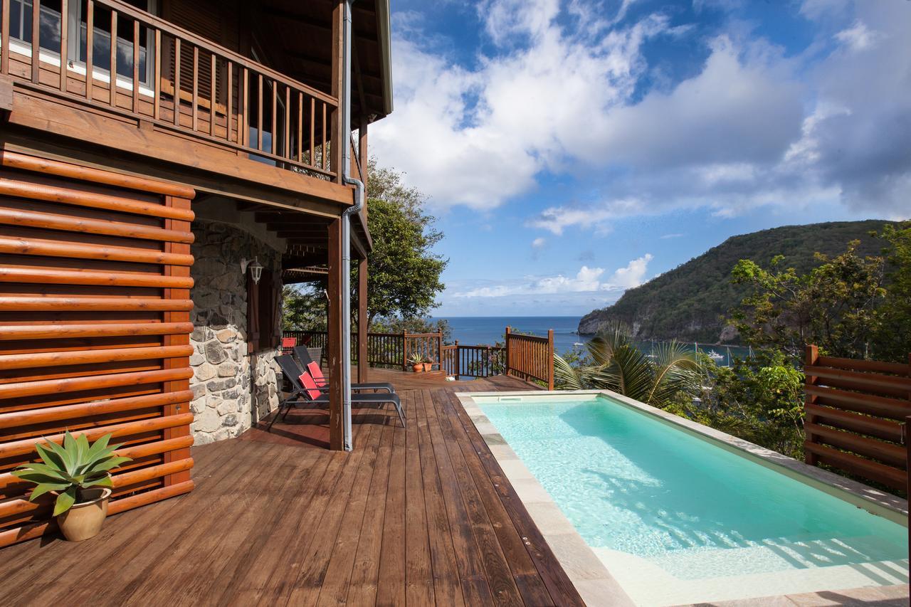 Villa Palm Bay Stunning View 5 Min To Beach 3 Min To Downtown King Size Bed Deshaies Exteriör bild
