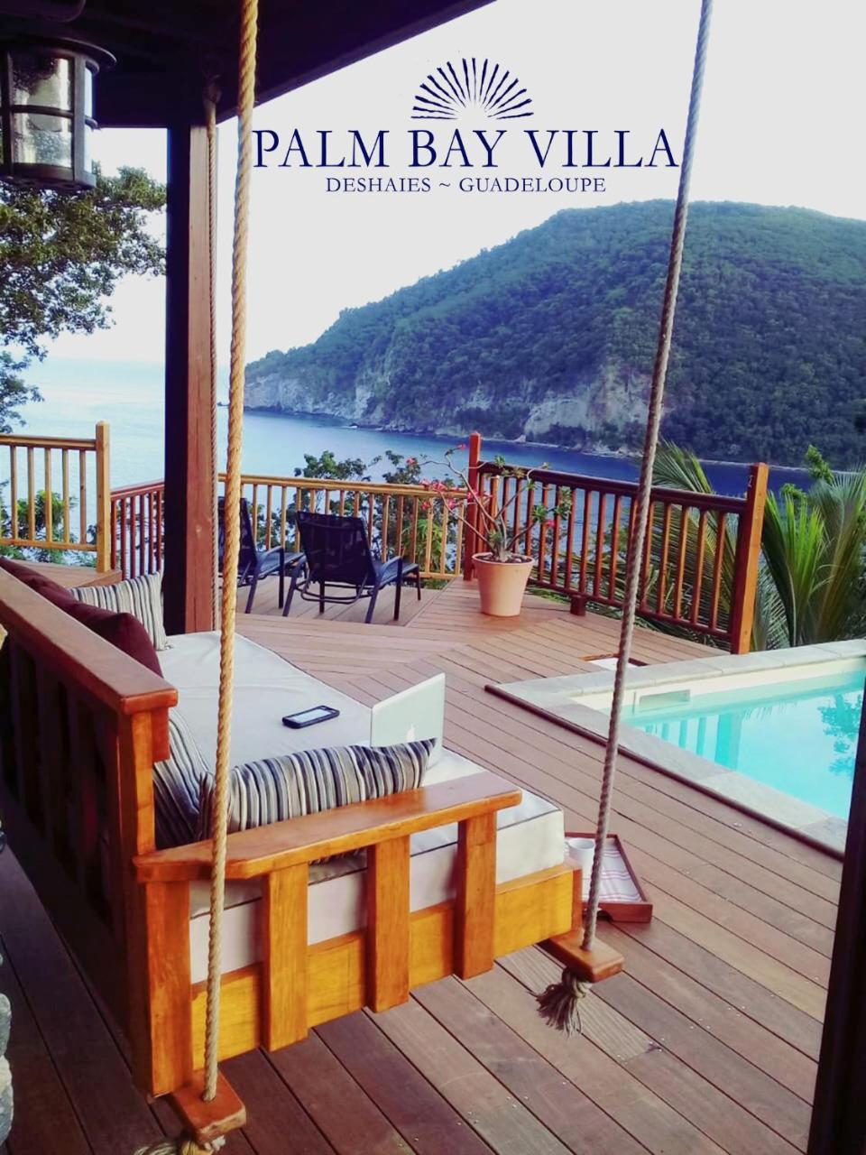 Villa Palm Bay Stunning View 5 Min To Beach 3 Min To Downtown King Size Bed Deshaies Exteriör bild